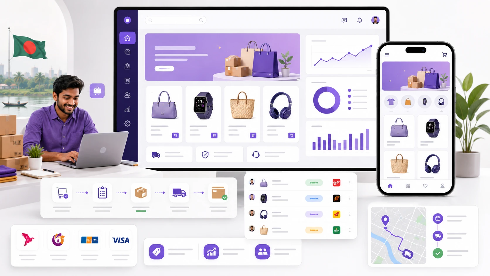 Ecommerce Website for Small Shop Bangladesh