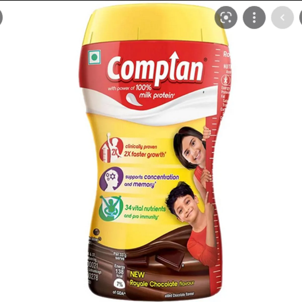 Complan Chocolate Jar 500gm – Chocolate Nutrition & Health Drink