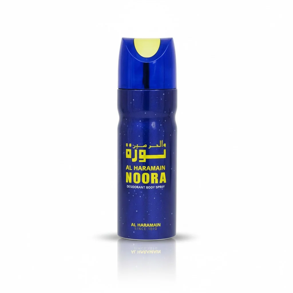 Al Haramain Noora Deodorant Body Spray AHP 1942 200ml – Long-Lasting Fresh & Elegant Fragrance