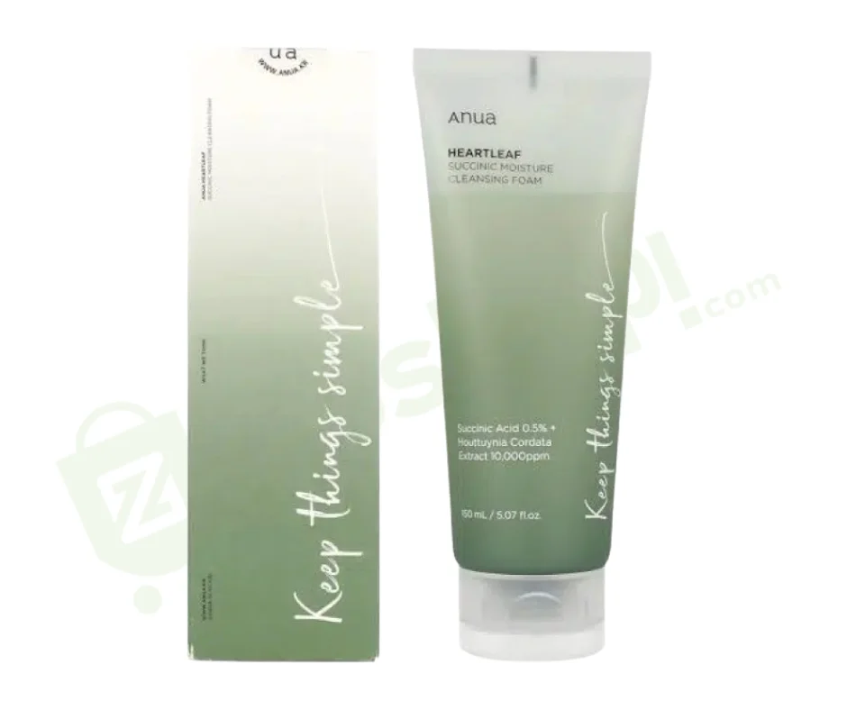 Anua Heartleaf Quercetinol Pore Deep Cleansing Foam – 150ml | Gentle & Soothing Face Wash