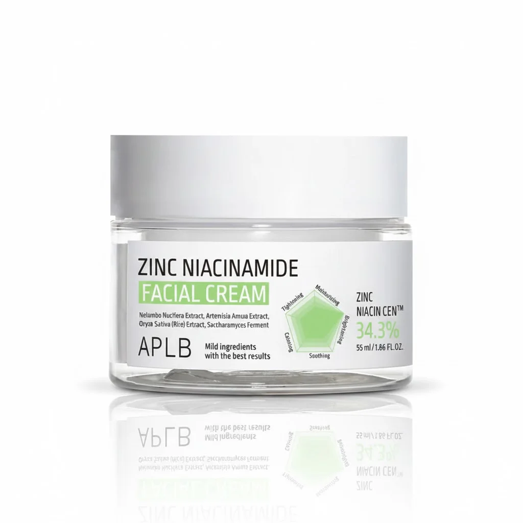 APLB Zinc Niacinamide Facial Cream – Acne & Oil Control Moisturizer