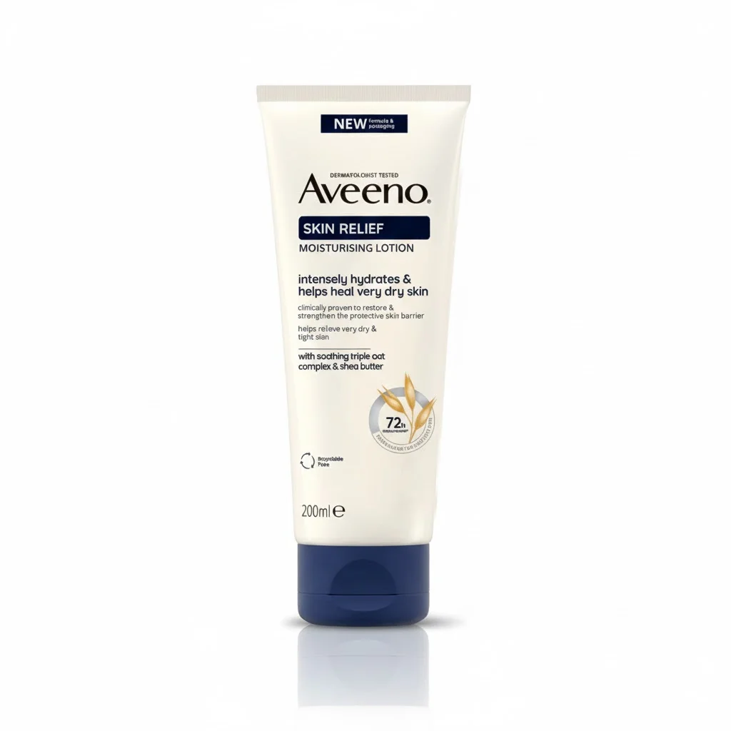 Aveeno Skin Relief Moisturising Lotion 200ml – Soothing & Hydrating Lotion for Dry Skin