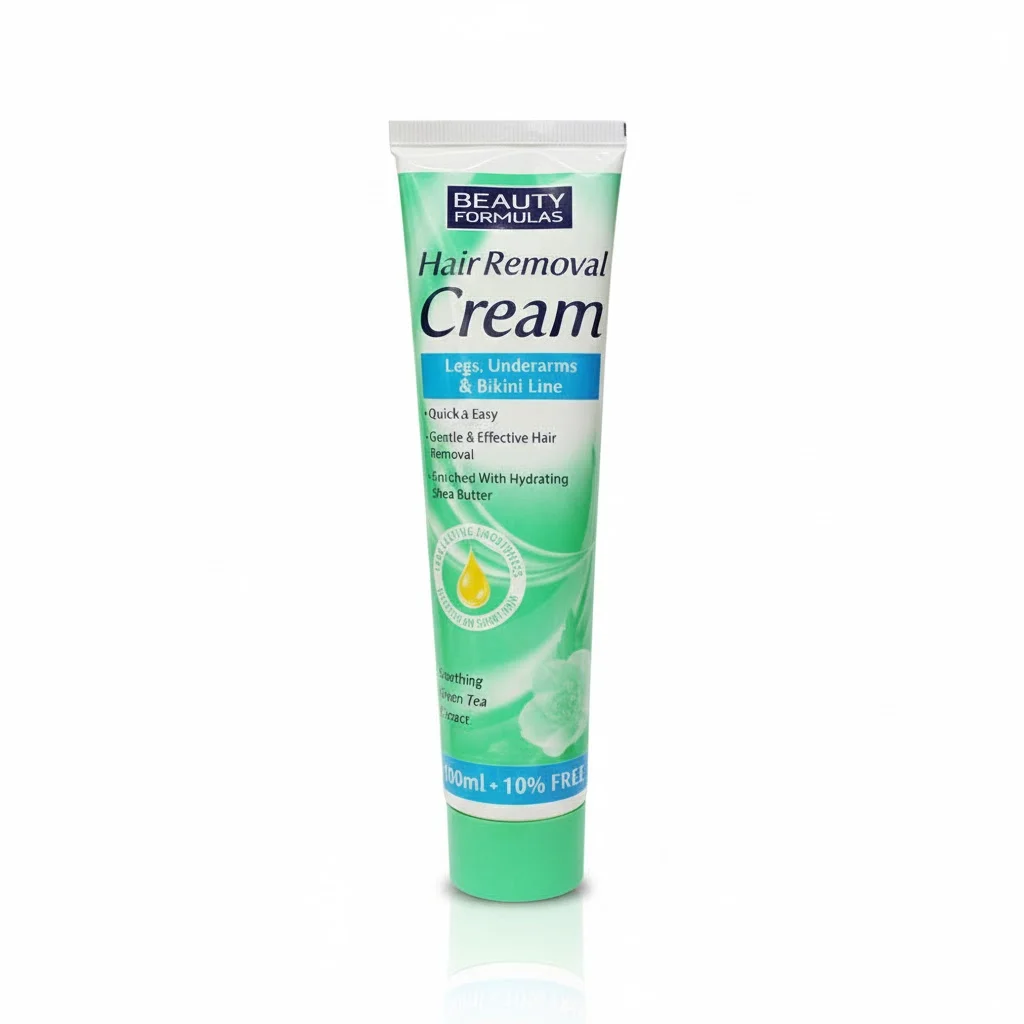 Beauty Formulas Hair Removal Cream (Shea Butter) 100ml – Gentle & Moisturizing Hair Removal