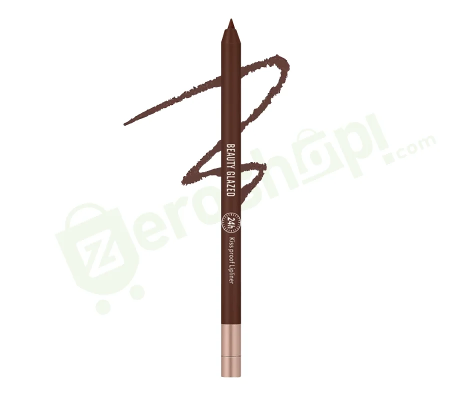 Beauty Glazed Waterproof & Long Lasting Lip Liner – B114 Chocolate | Smooth & Precise Lip Definition