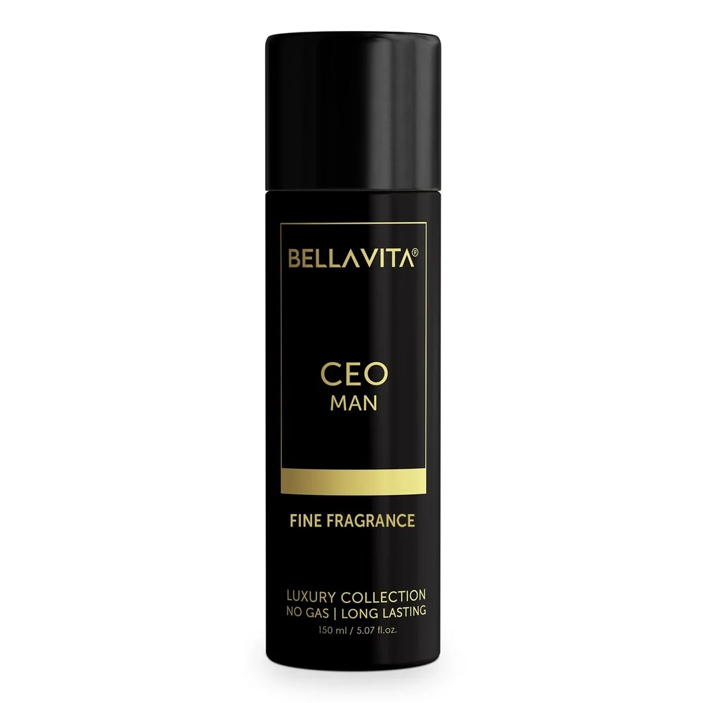 BellaVita OUD White Fine Fragrance Luxury Body Spray 120ml – Long Lasting Unisex Body Spray