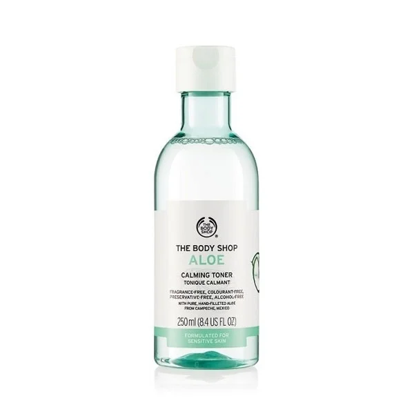 The Body Shop Aloe Calming Toner 250ml – Gentle Alcohol-Free Toner for Sensitive Skin