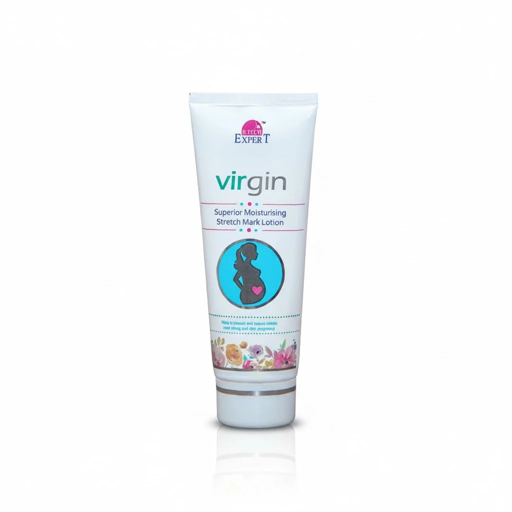 B.Tech Expert Virgin Superior Moisturising Stretch Mark Lotion 100ml – Skin Nourishing & Stretch Mark Care