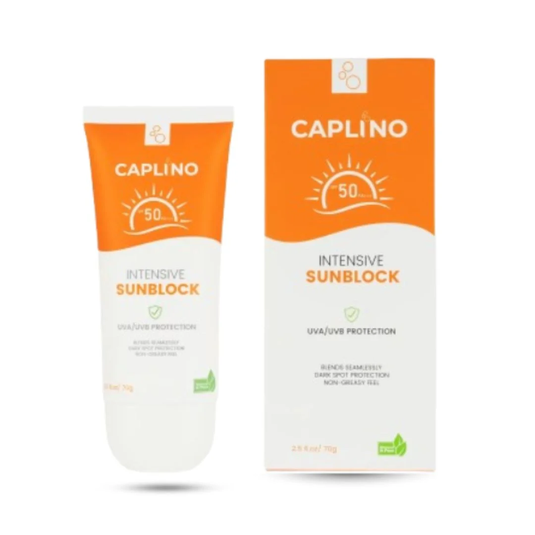 Caplino Intensive Sunblock Cream SPF 50 PA+++ – 70g