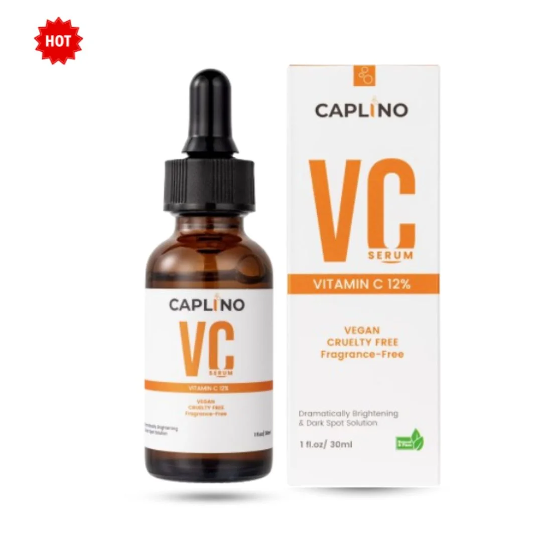 Caplino Vitamin C 12% Serum – Brightening & Dark Spot Correction