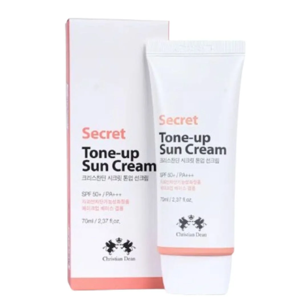 Christian Dean Secret Tone Up Sun Cream - 70ml with SPF 50+/PA+++