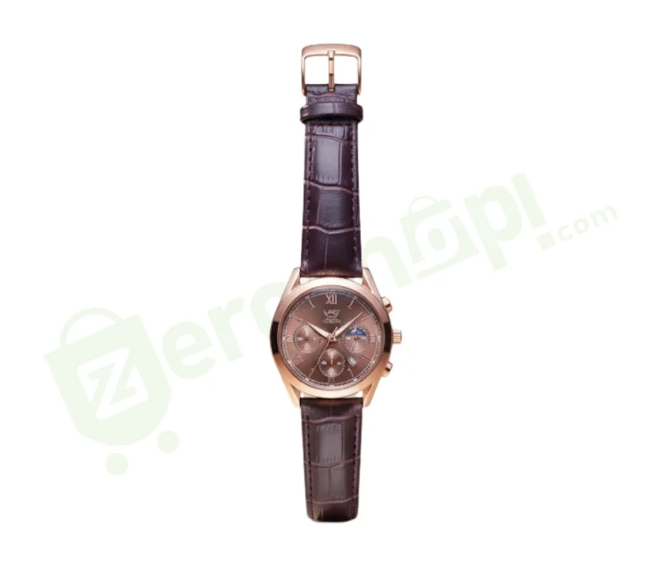 Deluxe Belt Watch – Luxury Analog Quartz Watch with Adjustable Leather/Metal Strap