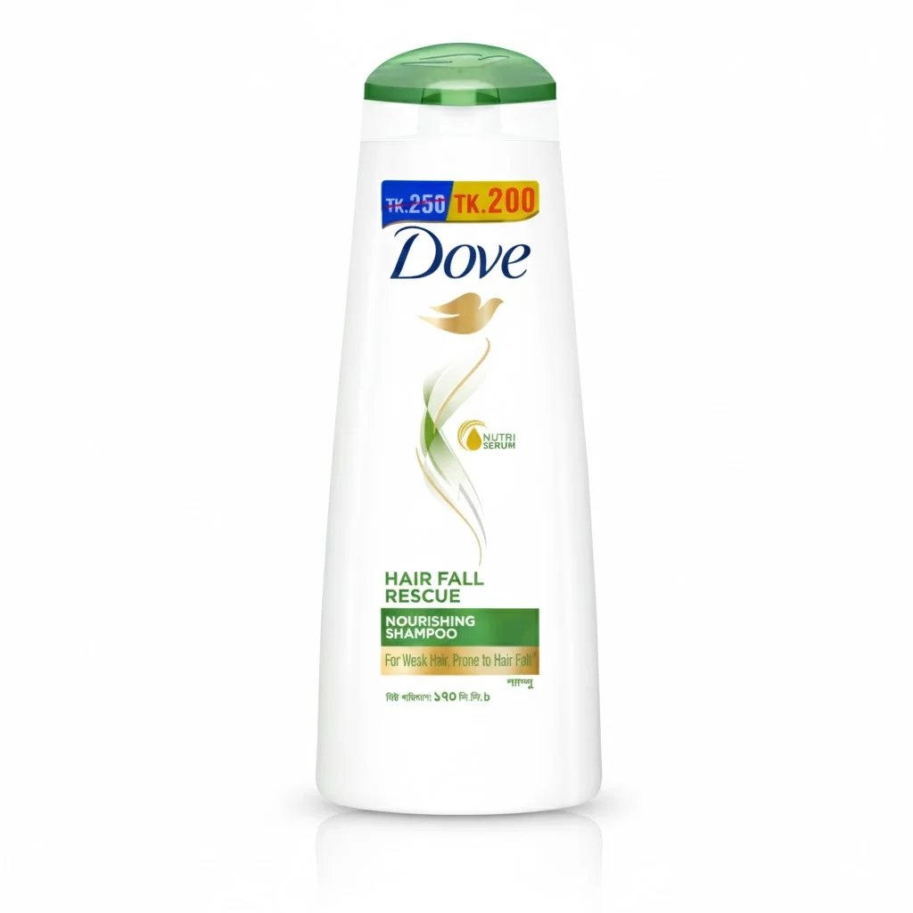 Dove Shampoo Hairfall Rescue 170ml – Strengthening Shampoo for Reduced Hair Fall