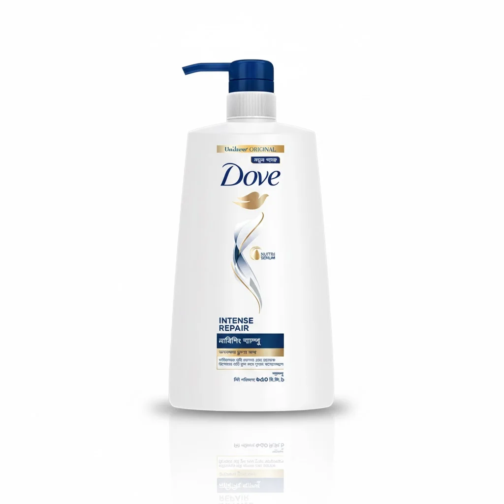 Dove Shampoo Intense Repair 650ml – Deep Nourishment for Damaged Hair
