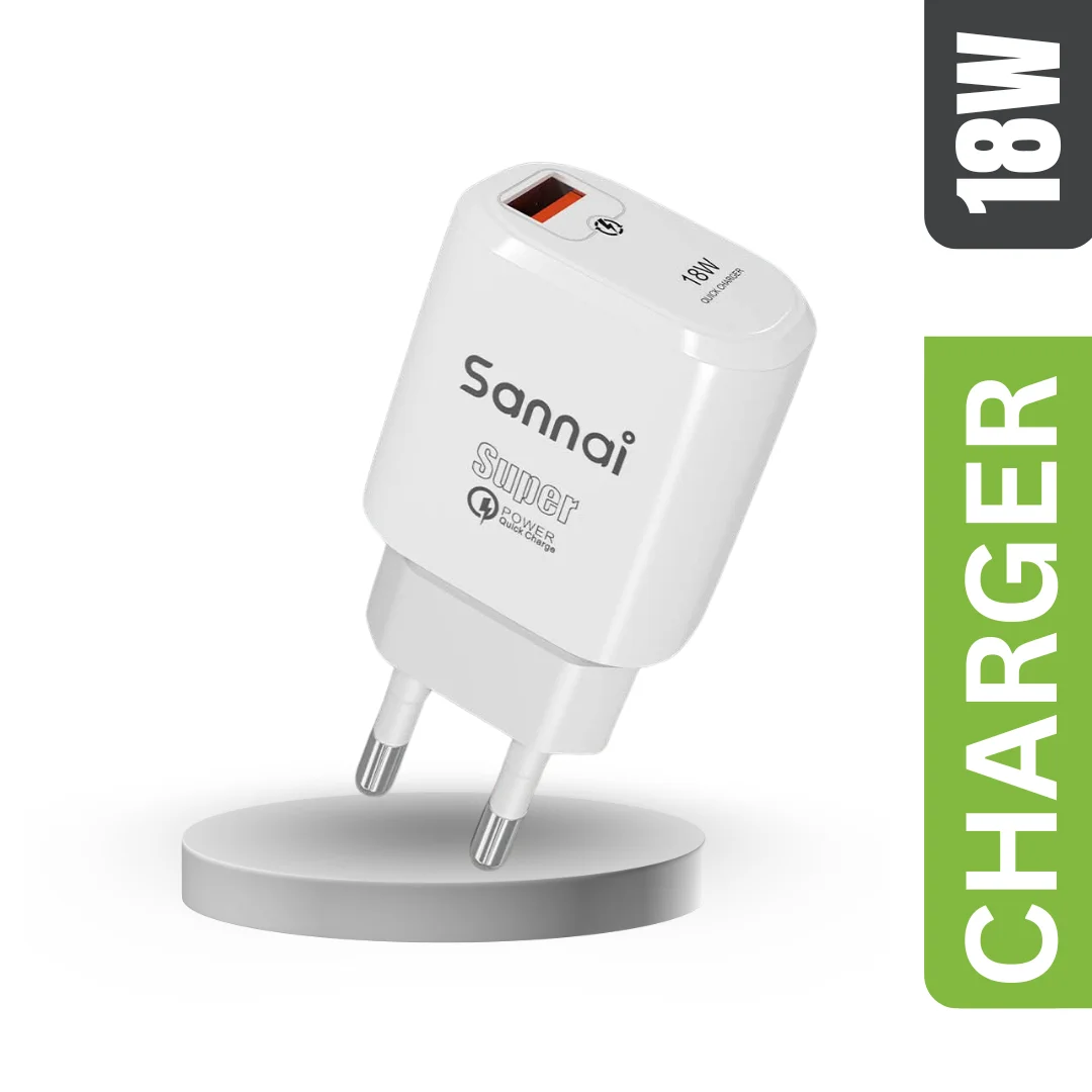 Sannai 18W Fast Charger | Super VOOC Supported