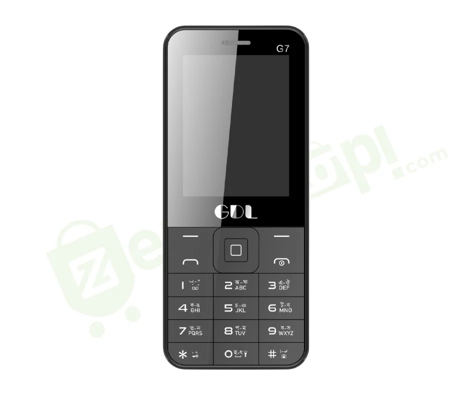 GDL G7 Feature Phone – Large 2.4” QQVGA Display, Big LED Torch & Dual SIM