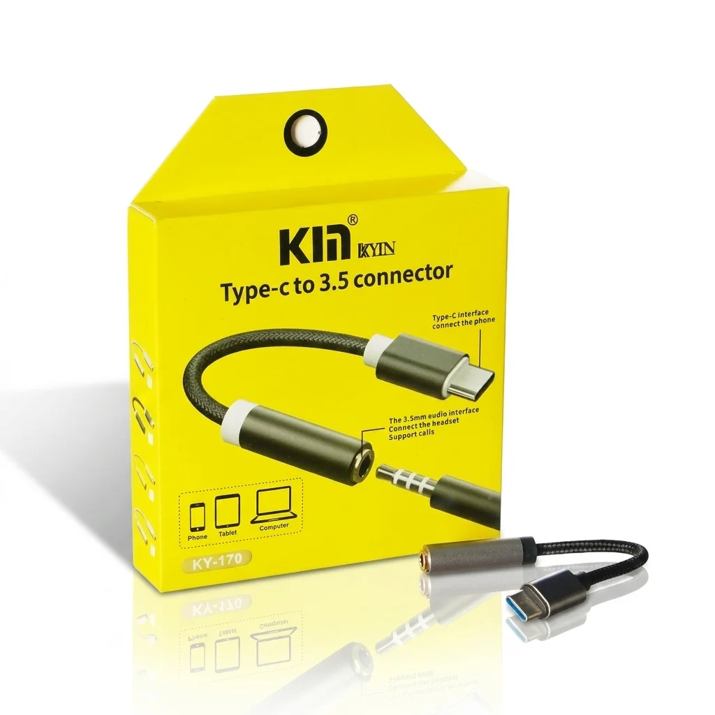 Kin Type-C to 3.5mm Connector Adapter KY-170