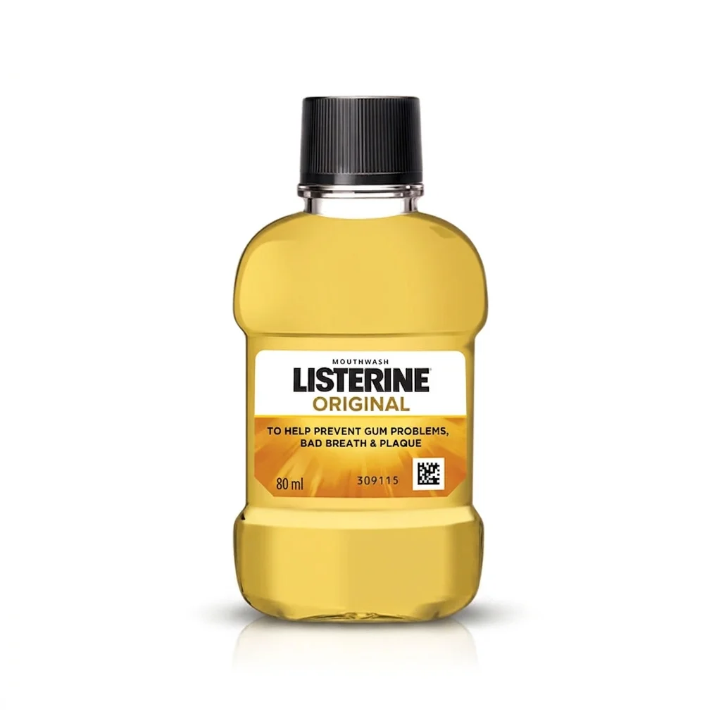 Listerine Original Liquid Mouthwash 80ml – Fresh Breath Oral Care
