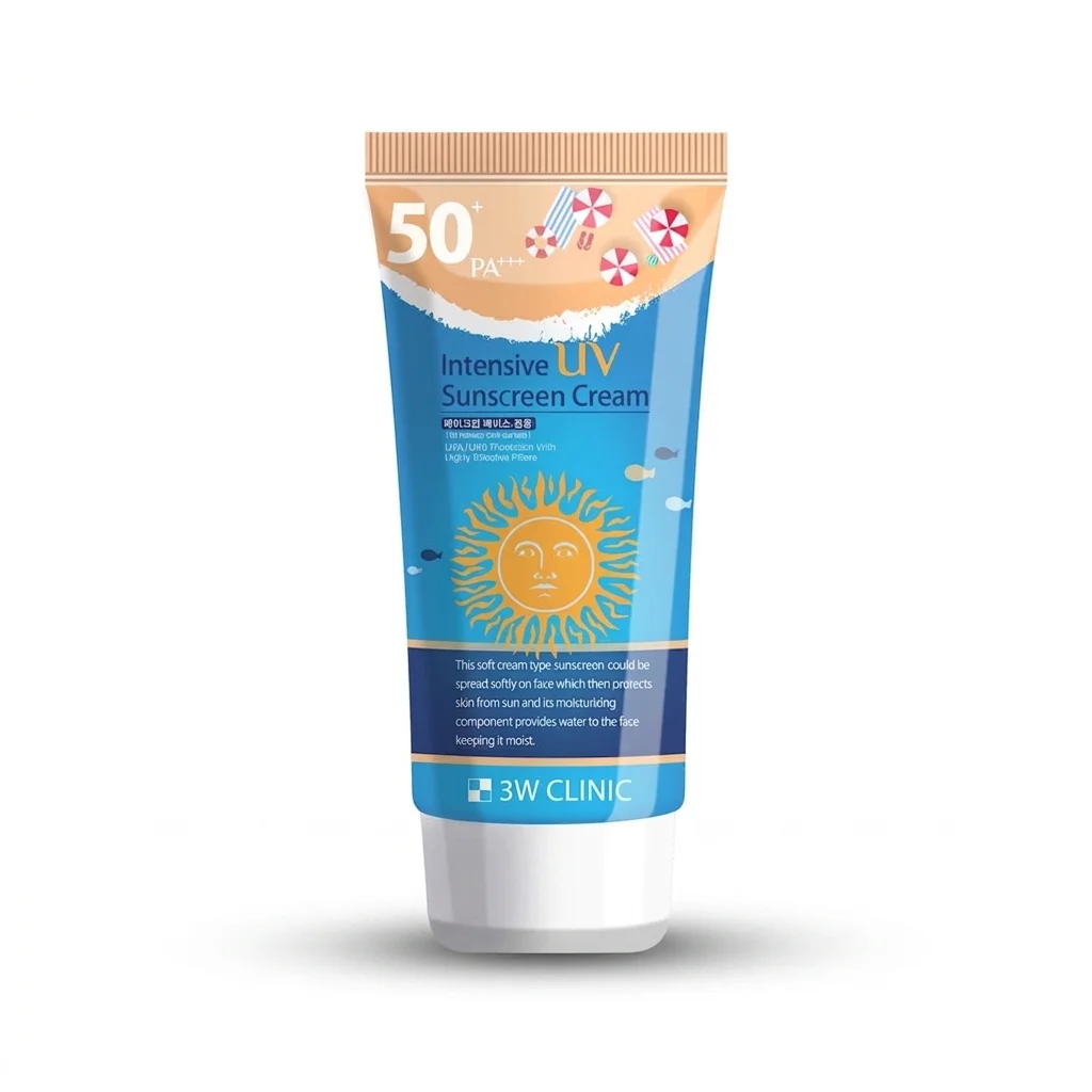 3W Clinic UV Sunscreen Cream SPF50+ PA+++ 70ml – Daily Sun Protection