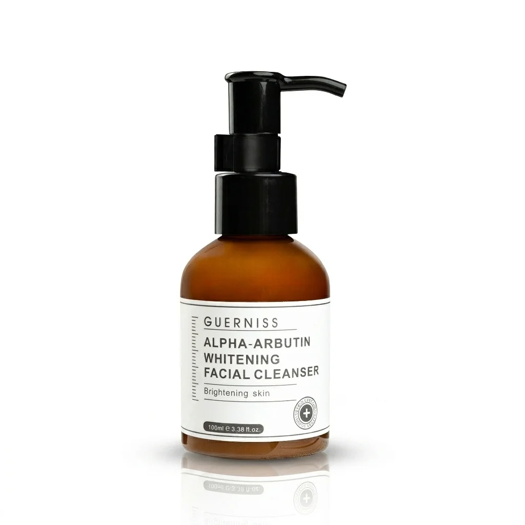 Guerniss Alpha-Arbutin Whitening Facial Cleanser 100ml – Brightening Face Wash for Clear & Even Skin Tone