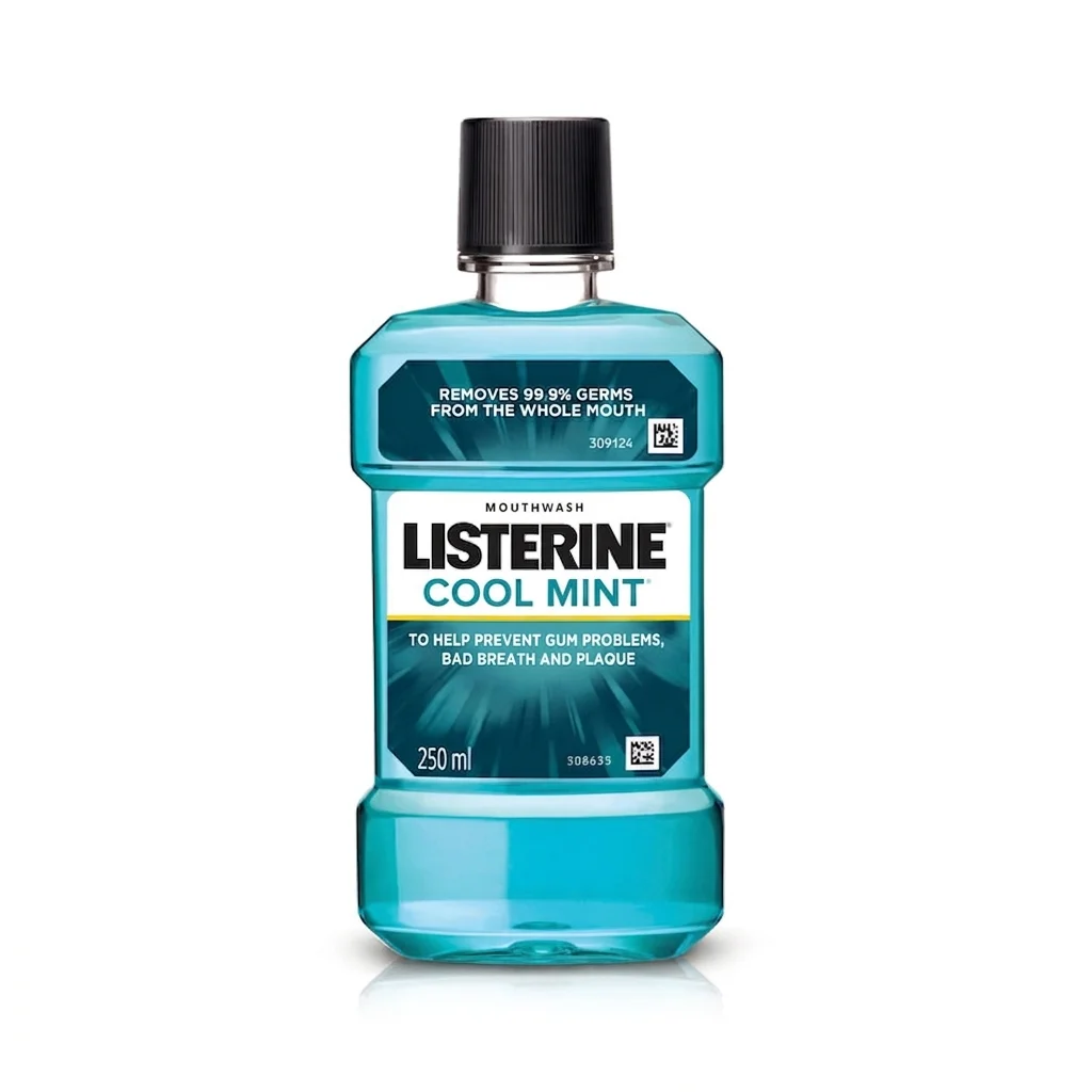 Listerine Coolmint Mouthwash 250ml – Ice Fresh Breath Care