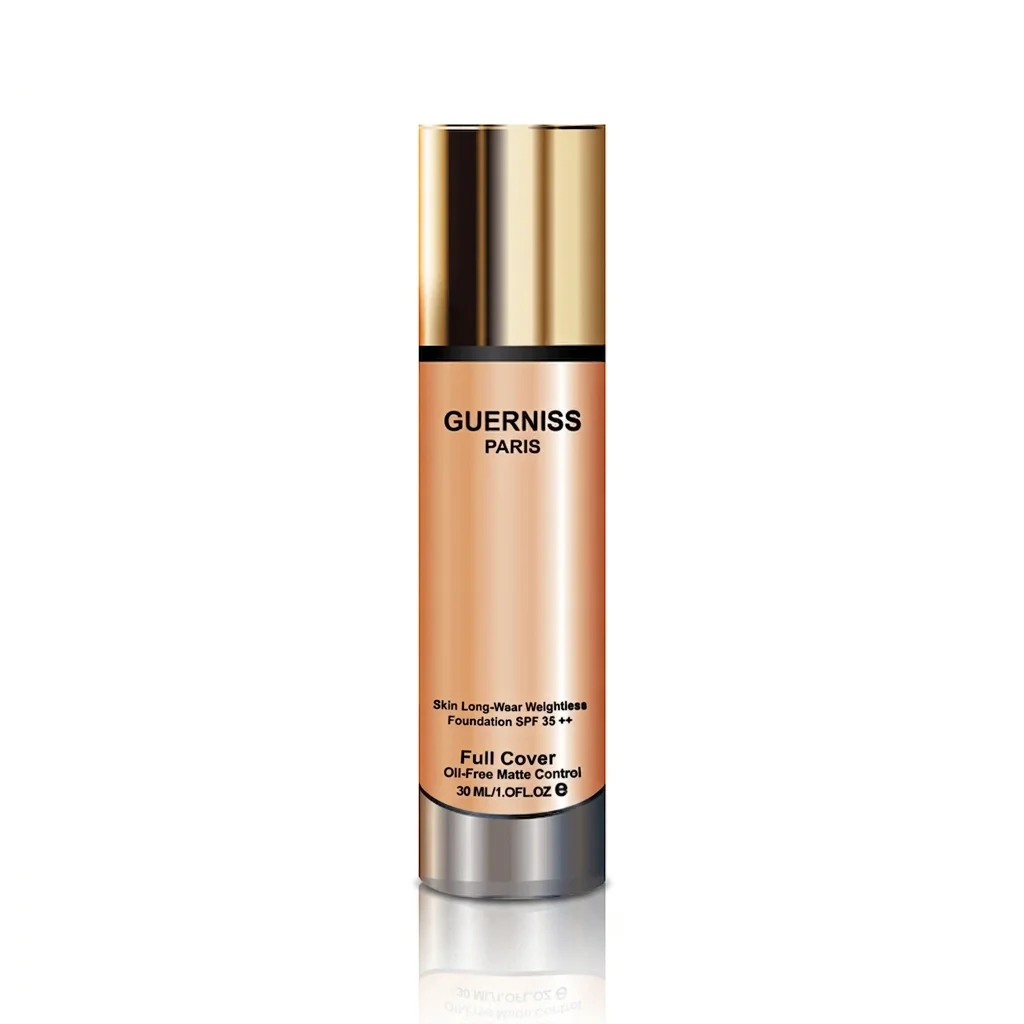 Guerniss Cover Matte Foundation Beige 4.0 30ml – Full Coverage Long-Lasting Matte Makeup Foundation