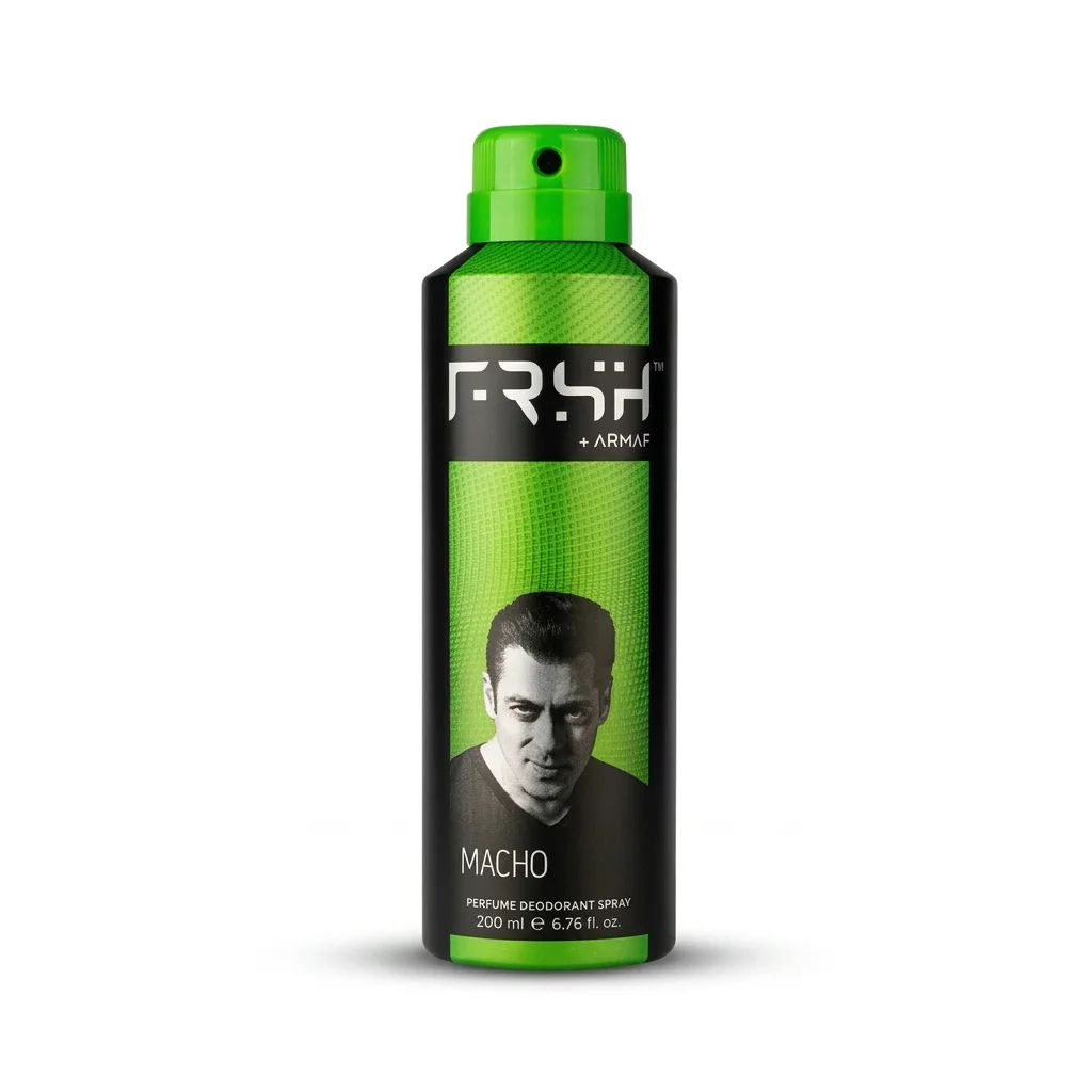 Frsh+Armaf Macho Deo Spray 200ml – Strong Long Lasting Fragrance