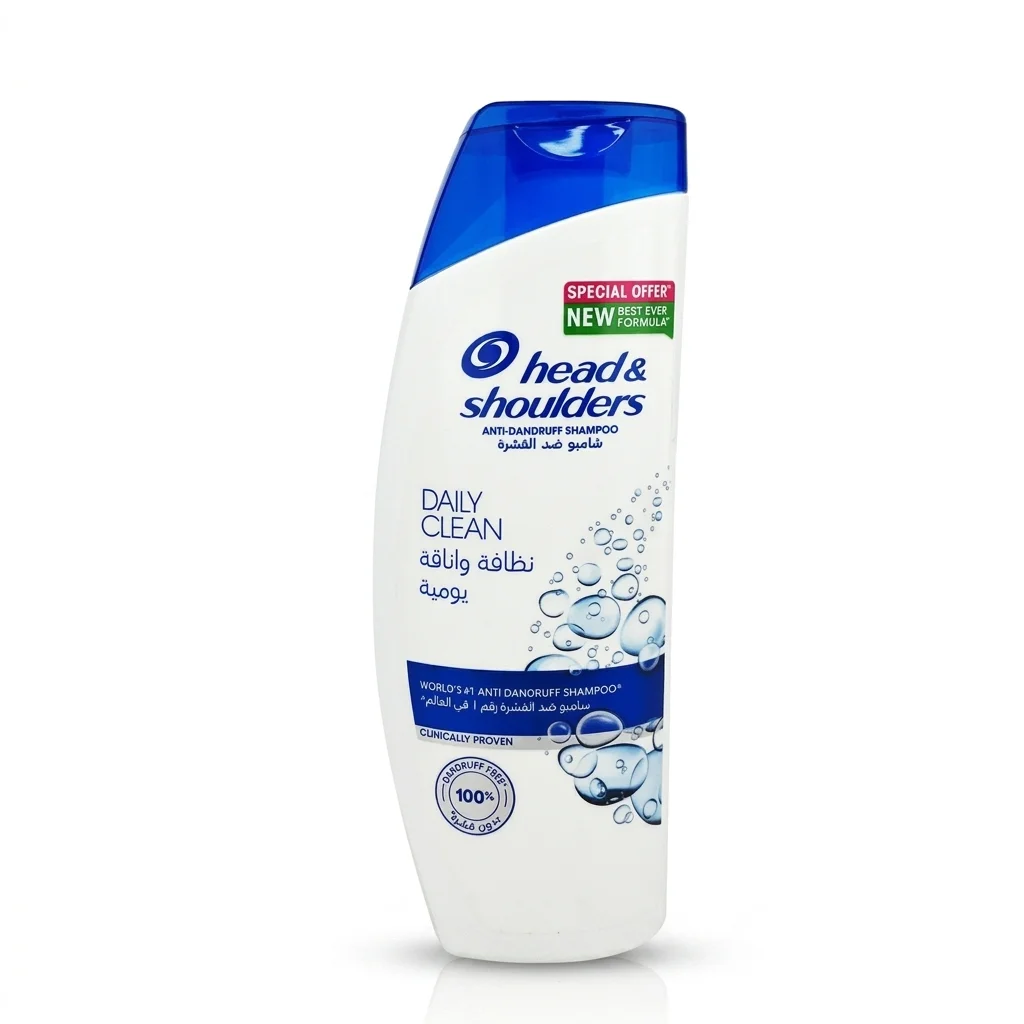 Head & Shoulders Daily Clean Anti-Dandruff Shampoo 375ml – Fresh Scalp & Flake-Free Hair Care