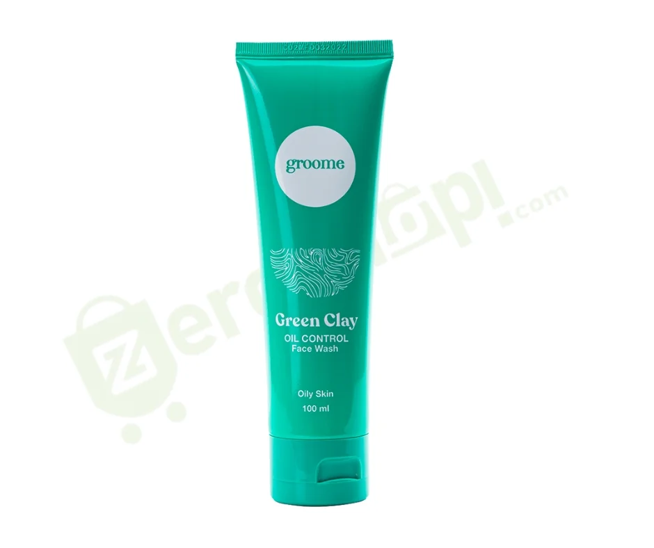 Groome Green Clay Oil Control Face Wash – 100ml