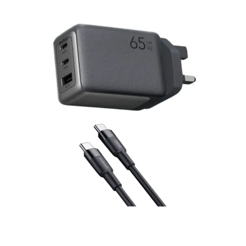 Oraimo HyperGaN 65 65W GaN Charger Adapter with 100W Type-C Cable