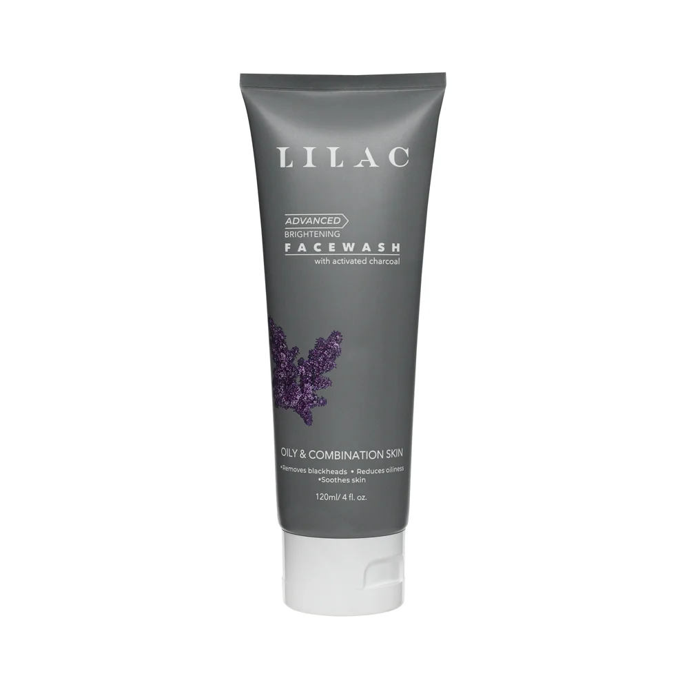 LILAC Brightening Face Wash 120ml – Oily & Combination Skin Cleanser