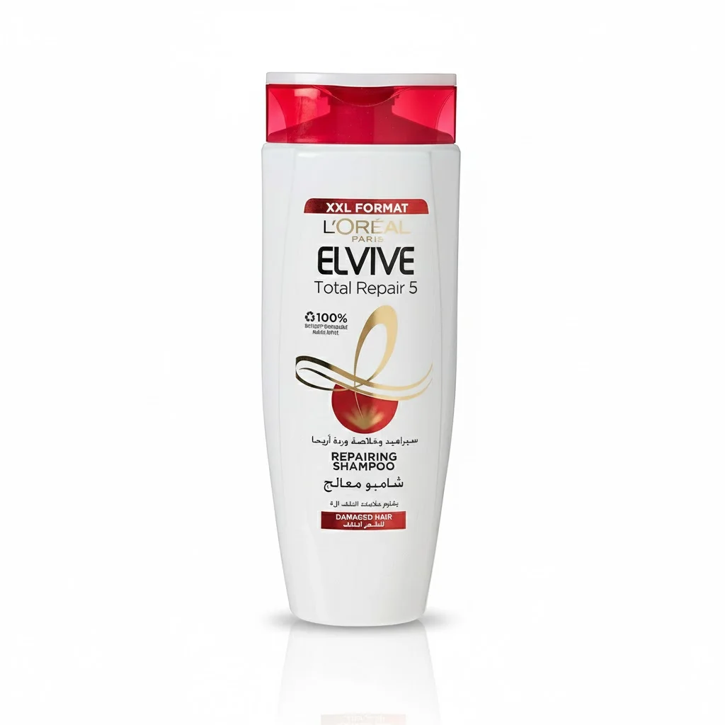 L’Oreal Paris Elvive Total Repair 5 Repairing Shampoo 600ml – Damage Repair & Strengthening