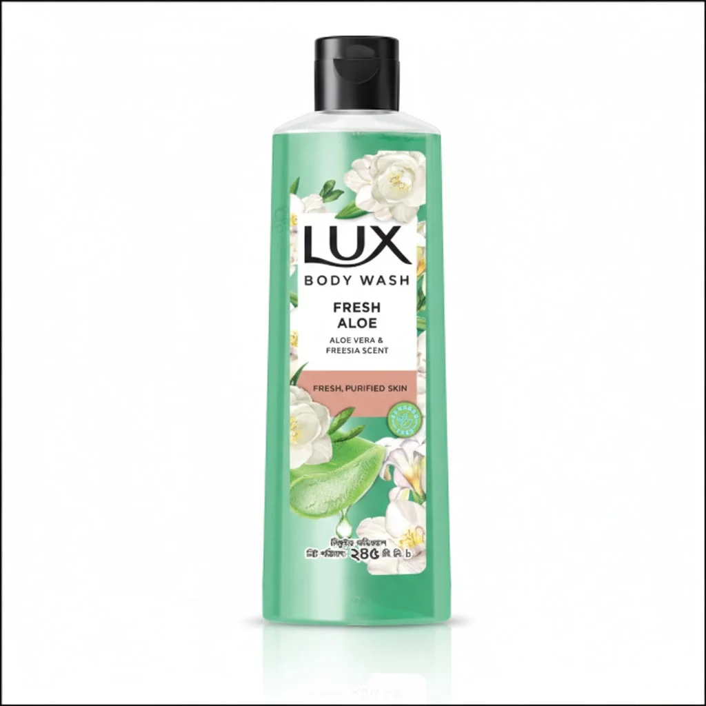 Lux Body Wash Freesia Scent & Aloe Vera 245ml – Gentle & Moisturizing Cleanser