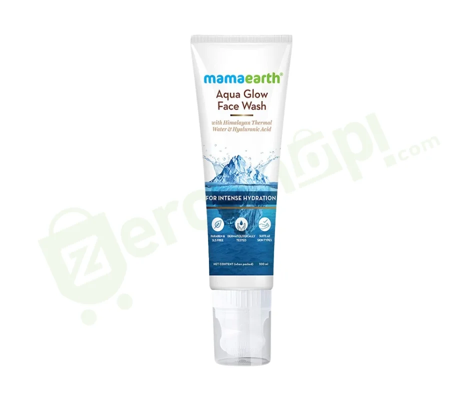 Mamaearth Aqua Glow Face Wash – With Himalayan Thermal Water & Hyaluronic Acid – 100ml / 150ml