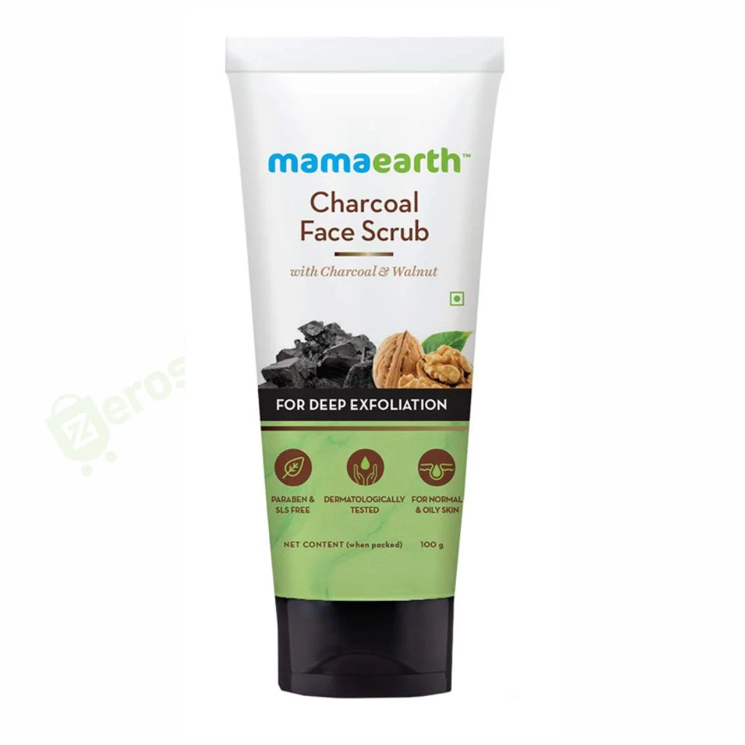 Mamaearth Charcoal Face Scrub - 100gm