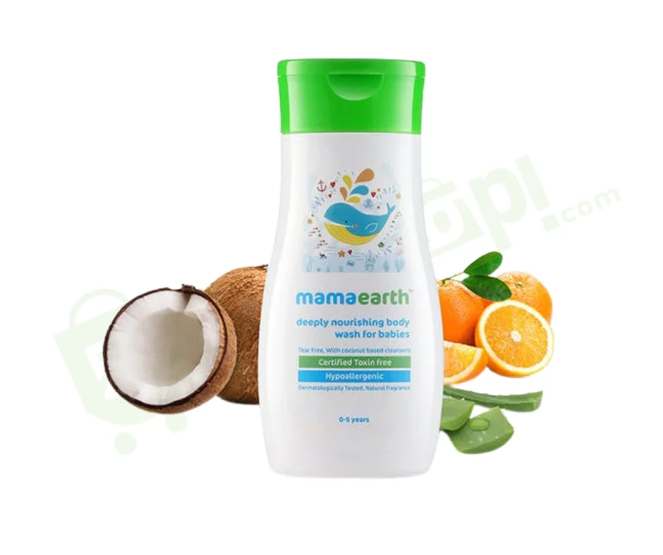 Mamaearth Deeply Nourishing Body Wash For Babies – Gentle & Tear-Free | 200ml / 400ml