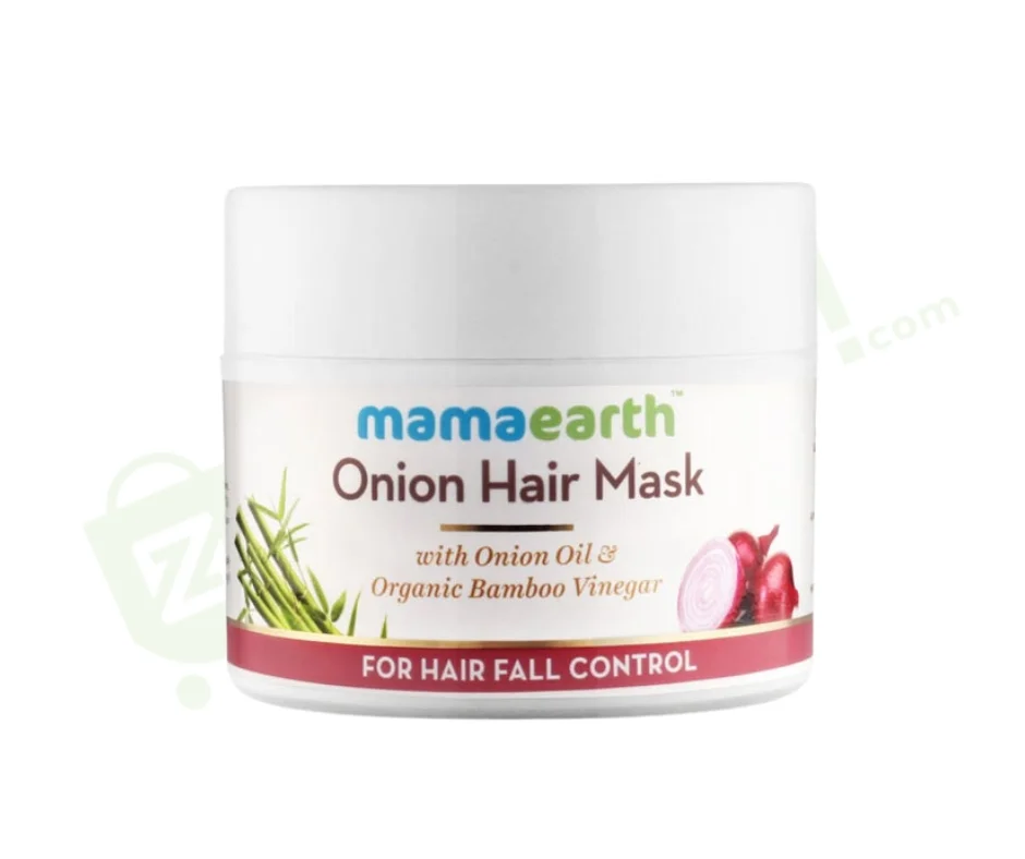 Mamaearth Onion Hair Mask for Hair Fall Control – With Onion Oil & Organic Bamboo Vinegar – 200ml