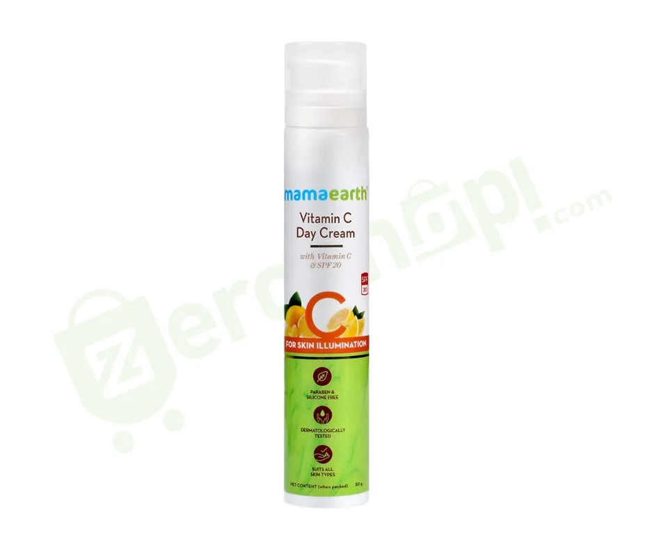 Mamaearth Vitamin C Day Cream – Brightening & Hydrating Face Cream – 50ml