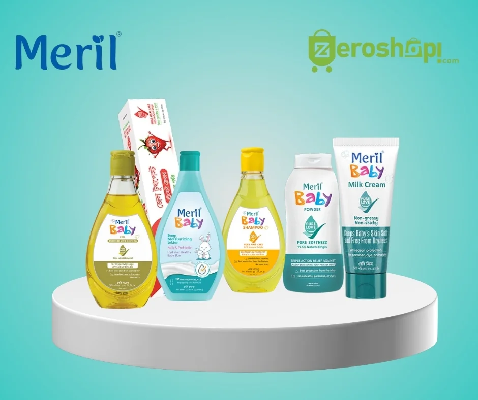 Meril Baby Complete Care Combo Pack – 6 Products (0–6 Years)
