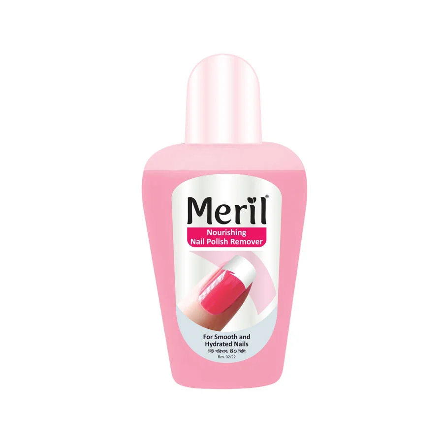 Meril Nourishing Nail Polish Remover 40ml – Gentle Nail Cleanser