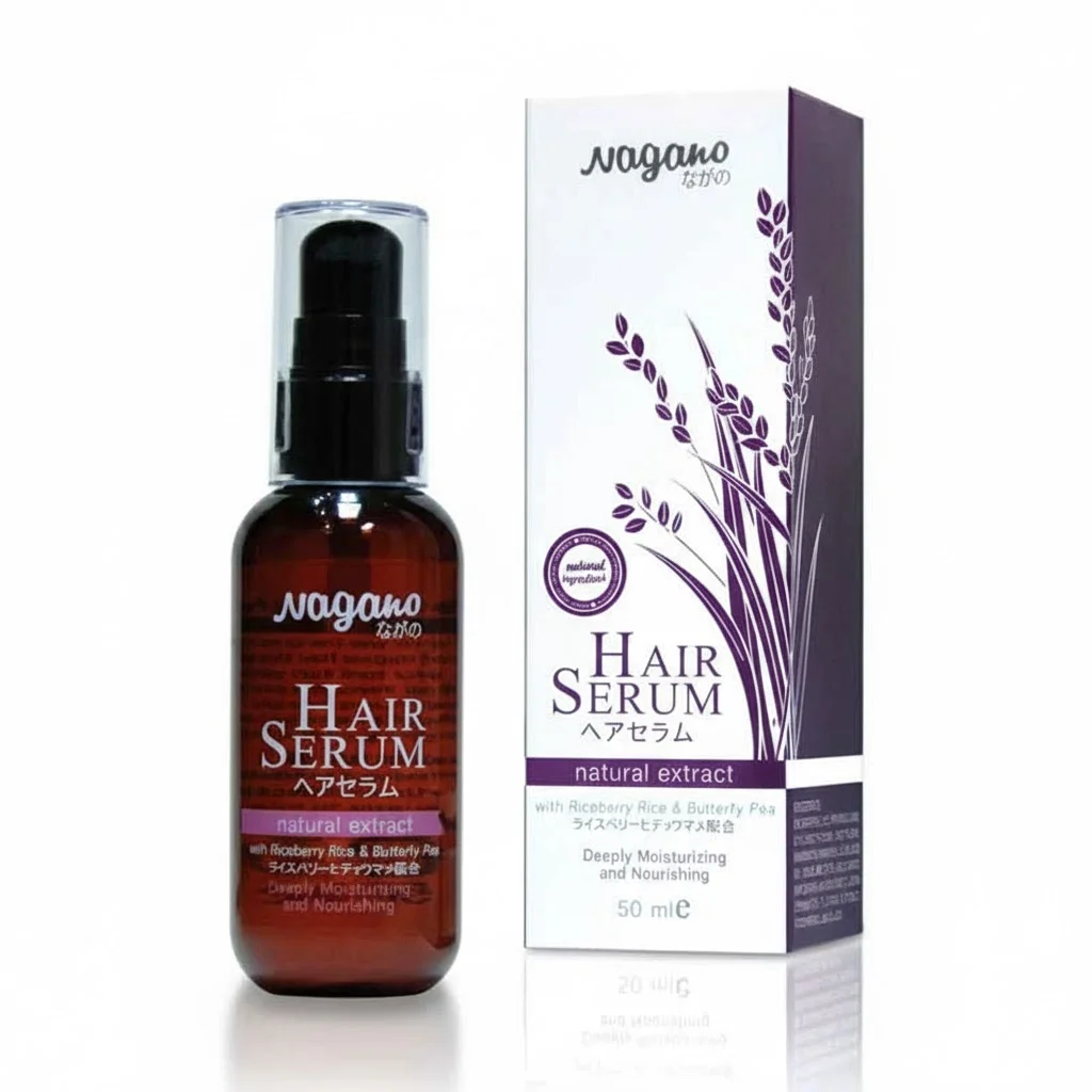 Nagano Hair Serum 50ml – Smoothness, Shine & Frizz Control
