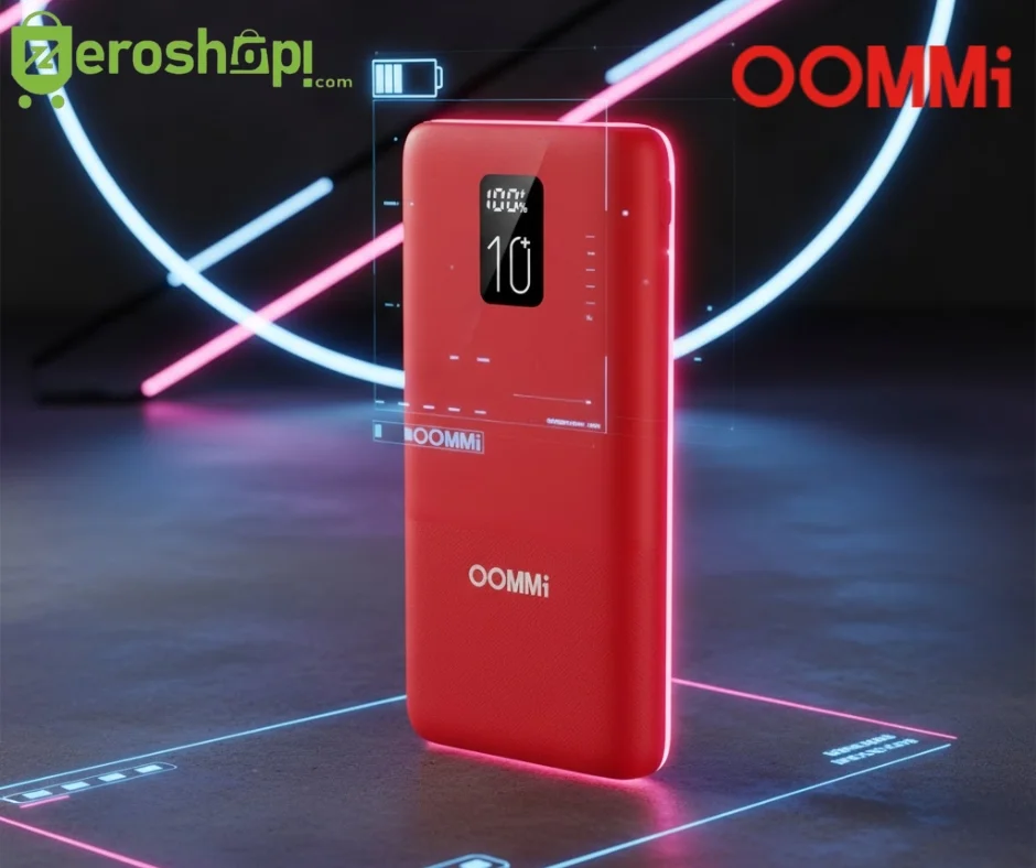 OOMMi OMI-PB-001 Power Bank – 10000mAh Fast Charging Portable Power Bank