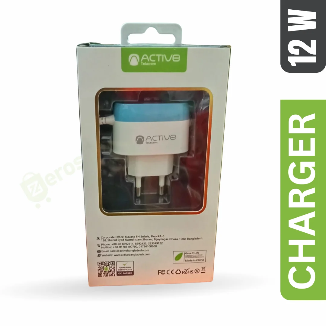 ACTIVE 2 in 1 USB + Micro Dual Output Charger – Power Beyond Boundaries!