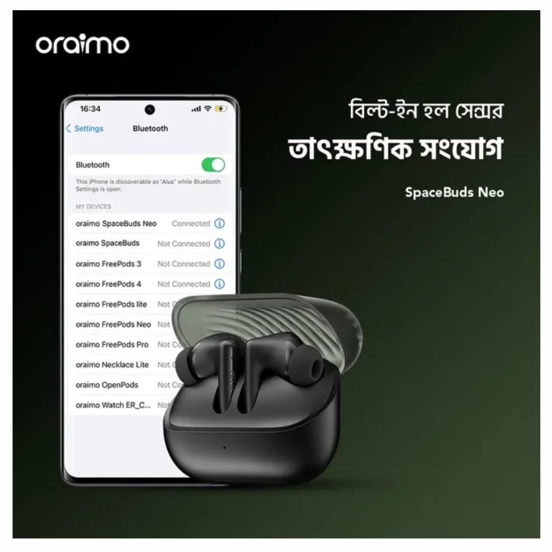 Oraimo SpaceBuds Neo True Wireless Spatial Earbud