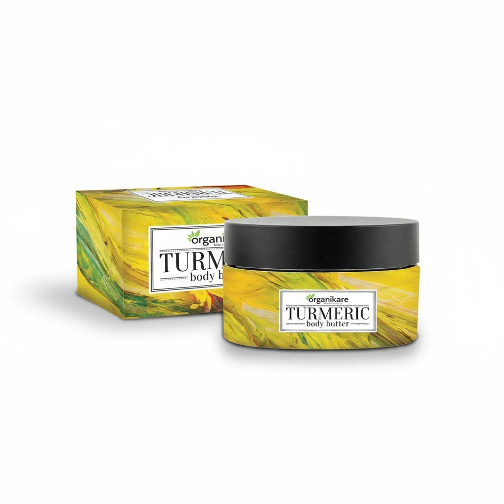 Organikare Turmeric Body Butter 70gm – Nourishing & Brightening Skin Cream