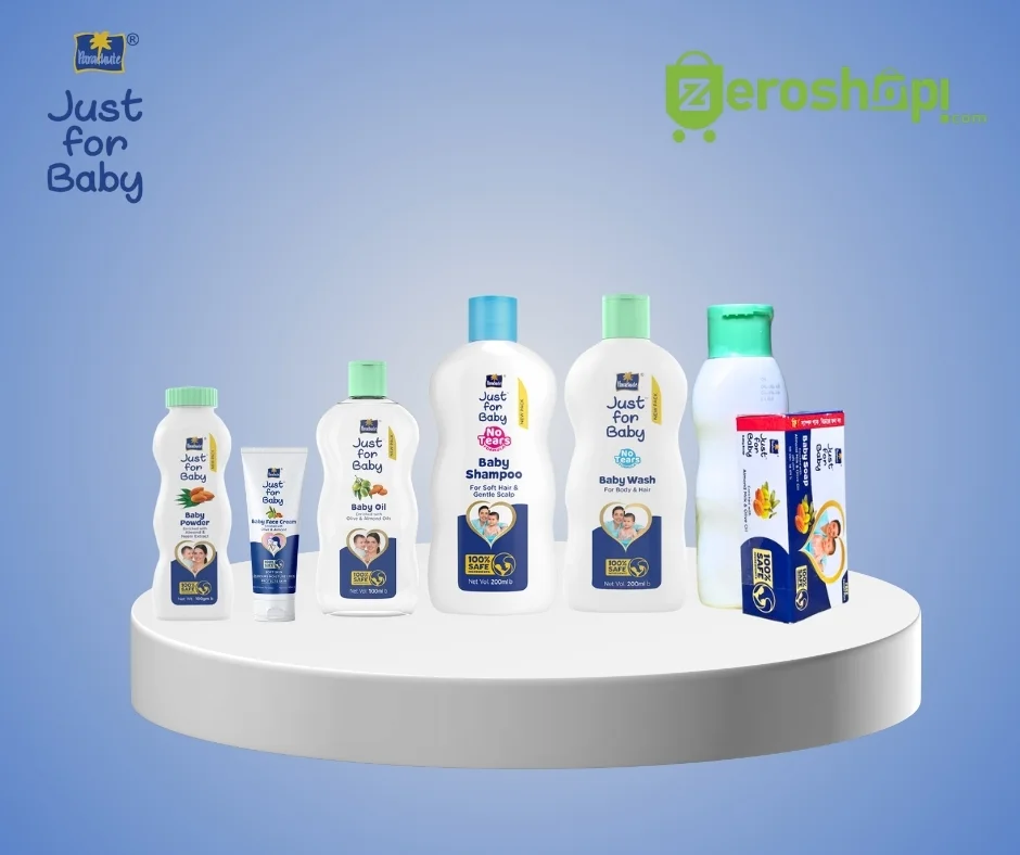 Parachute Just For Baby Complete Care Combo Pack – 6 Products (0–6 Years)