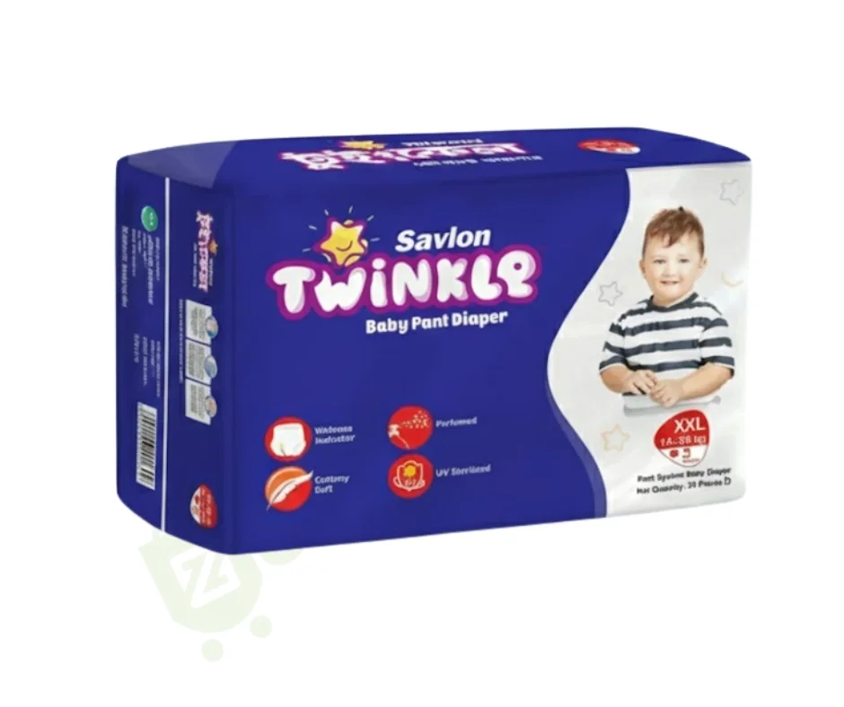 Savlon Twinkle Baby Pant Diaper XXL – 3 pcs (14–25 kg)
