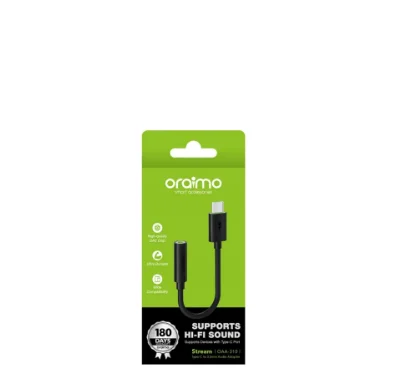 Oraimo Type-C to 3.5mm Audio Converter (OAA-310) – USB-C to AUX Headphone Adapter