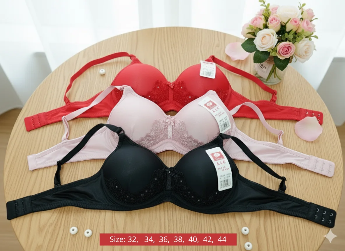 Elegant Design Bra for Women, Girl, Stay Comfort - COMBO 3 Items