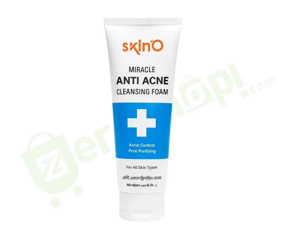 Skin'O Miracle Anti Acne Cleansing Foam – 100ml