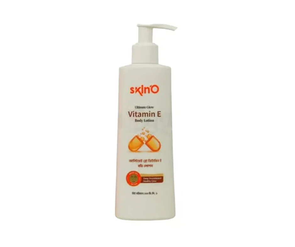 Skin'O Ultimate Glow Vitamin E Body Lotion – 200ml | Deep Moisturizing & Skin Brightening Body Lotion